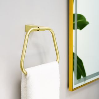 Зеркало FIXSEN с подсветкой LED прямоугольное 100х80 см золото-сатин (FX-2100G)